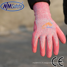 NMSAFETY gant résistant aux coupures 5 gants de sécurité de niveau de coupe gants en latex / gants de travail